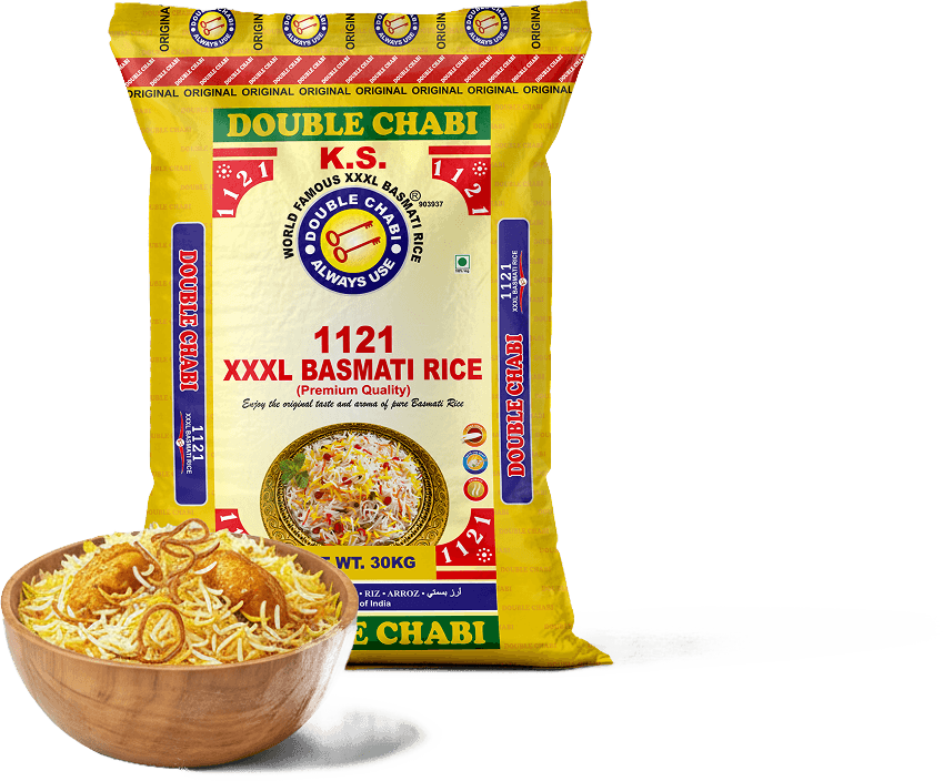 Double Chabi rice served in a bowl